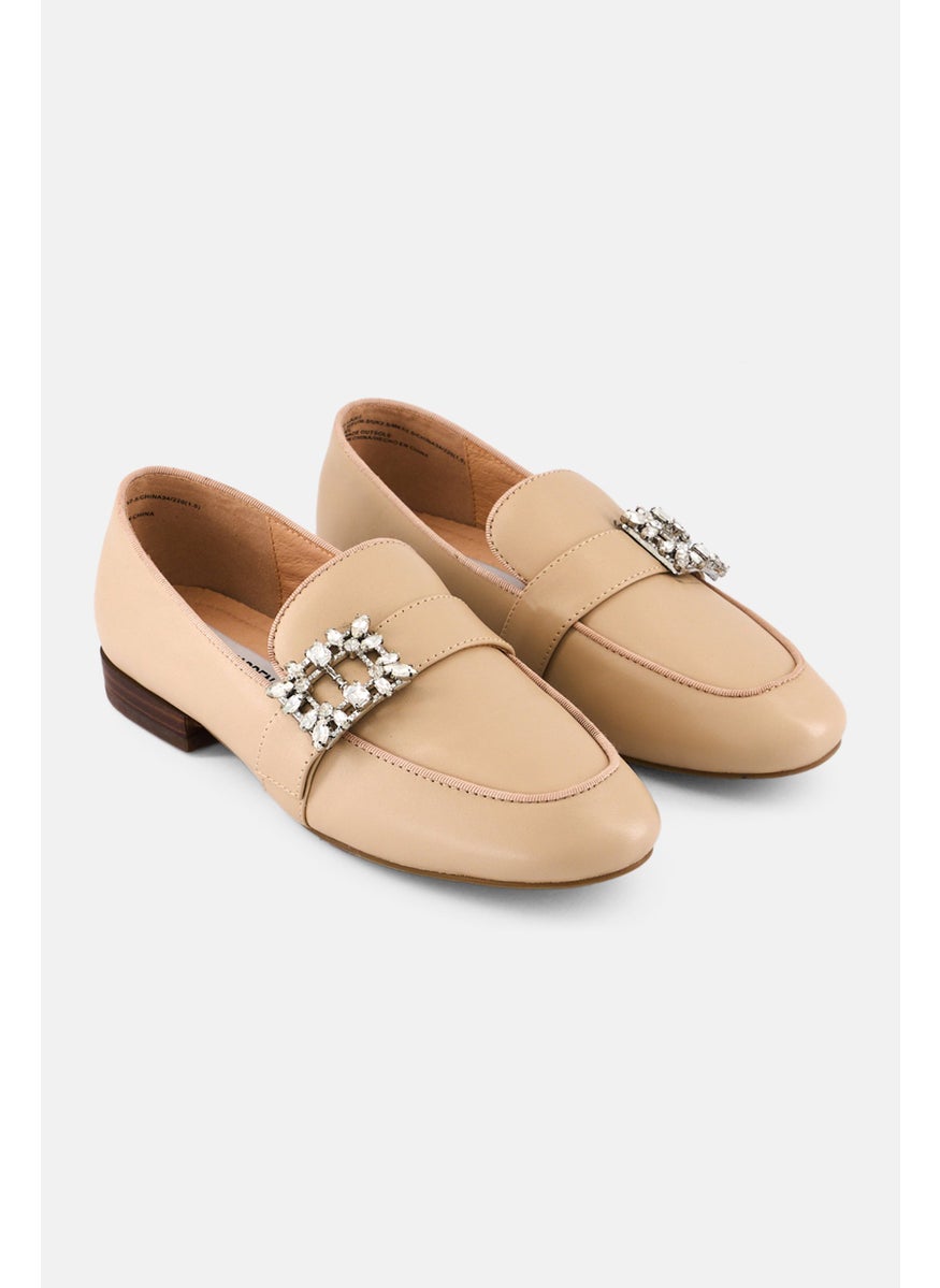 STEVE MADDEN - Women Bellars Slip On Casual Shoes, Beige - Image 1