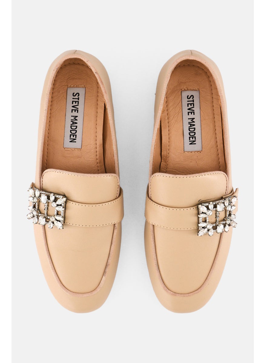 STEVE MADDEN - Women Bellars Slip On Casual Shoes, Beige - Image 1