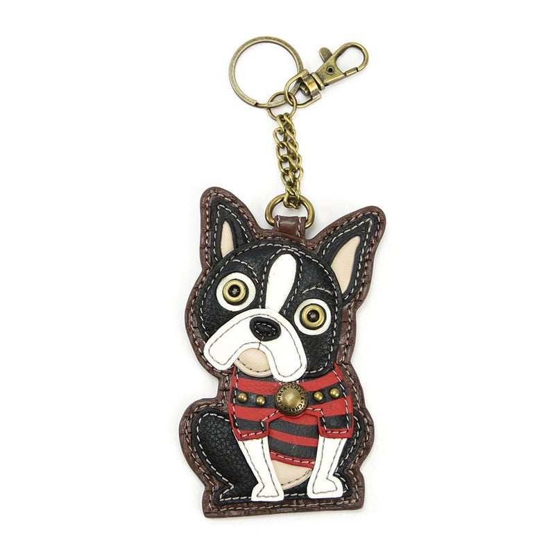 CHALA Dog Collection Women's Decorative Key Fob/Coin Purse Accessory - Boston Terrier - Image 4