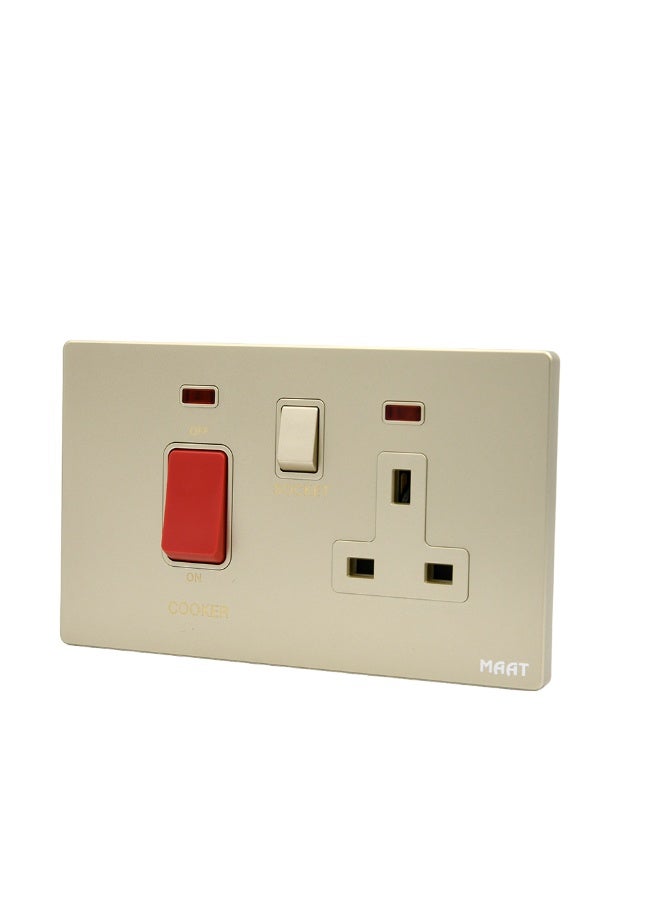 MAAT Cooker Control Unit with Socket and Indicator 