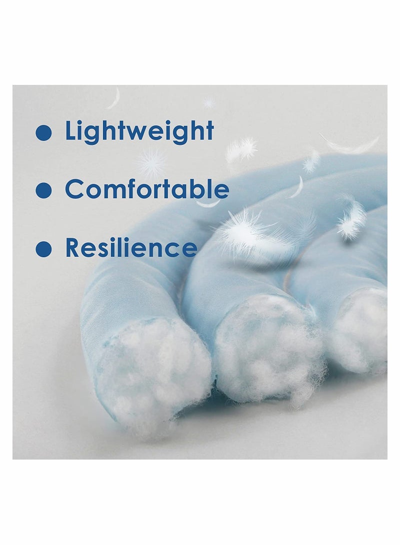 KASTWAVE طوق قطة، طوق كلب ناعم بعد الجراحة، طوق استعادة مريح مقاوم للماء ضد العض واللعق لشفاء الجروح، طوق للحيوانات الأليفة للكلاب والقطط الصغيرة والمتوسطة أو الكبيرة (S) - Image 3