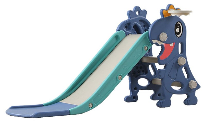 ما بيبي زلاجة مستقلة للأطفال للاستخدام الداخلي زلاجة صغيرة للأطفال الصغار زلاجة مستقلة قابلة للطي سهلة التجميع للأطفال مجموعة ألعاب تسلق زلاجة مستقلة للأطفال الصغار كرة سلة - Image 1