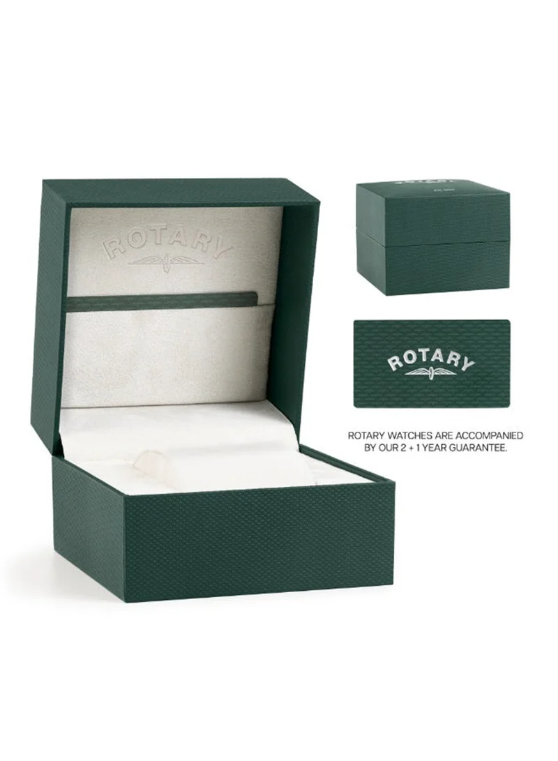 Rotary  Rotary Men's Heritage Astoria Rectangular Stainless Steel Bracelet Watch - RGB05750/01 for Men | Best Price UAE