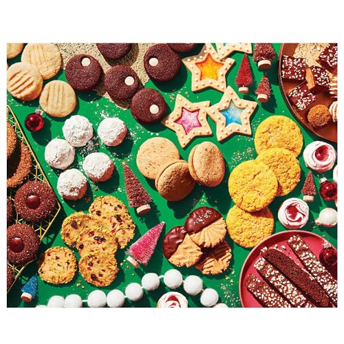 White Mountain 1000 Piece Jigsaw Puzzle Christmas Food Puzzles with Large Pieces Gift for Adults and Family 24x30 Holiday Cookies - Image 5