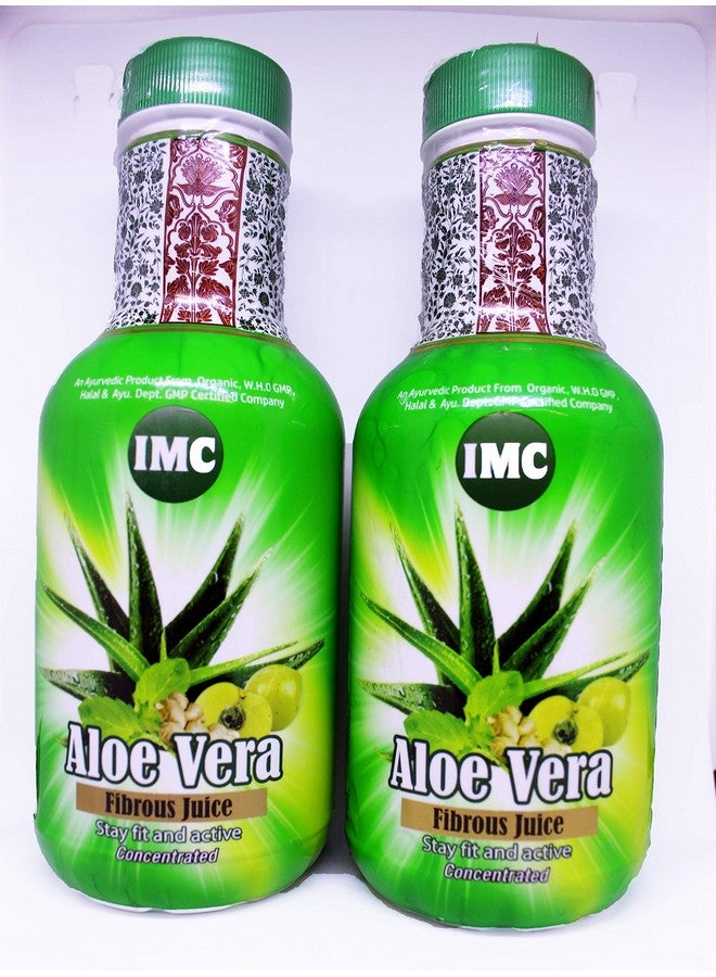 Imc Aloe Vera Fibrous Juice - Pack Of 2, 1000 Ml - Image 1