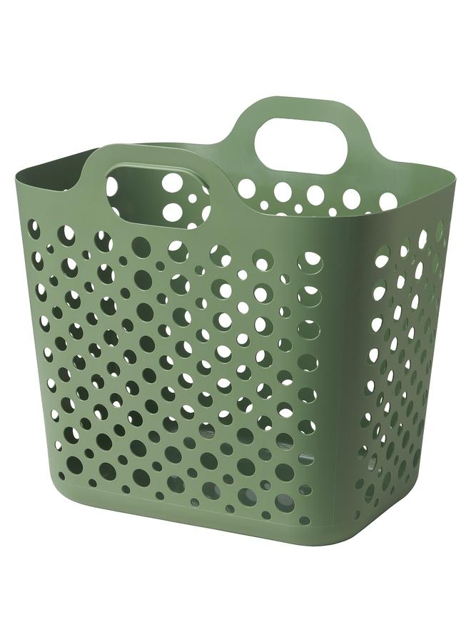 Zaboon Flexible laundry basket, green, 24 l - Image 1
