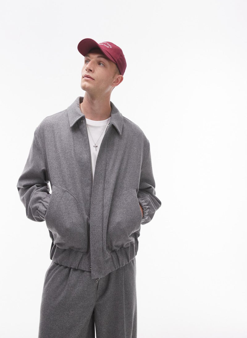 TOPMAN Harrington Zip Through Jacket  - Image 1