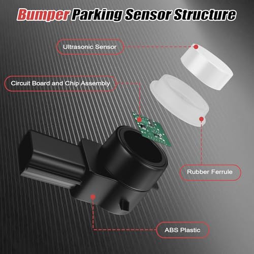 NLQR 284383SH0B Bumper Parking Sensor Fit for Nissan Maxima Titan Altima Pathfinder Fit for Infiniti Q50 Q60 Q70 Q70L QX50 QX60 QX80 2014-2018 284383TA2E 284384DA1D Backup Sensor Park Distance Sensor - Image 5