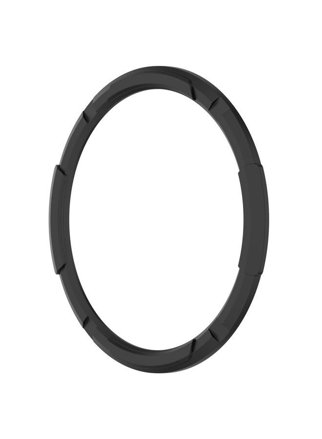 LOKEKE Compatible with Samsung Galaxy Watch 6 Classic 43mm Protective Case Cover, TPU Bezel Ring Protective Case Cover Shell Compatible with Samsung Galaxy Watch 6 Classic 43mm(TPU Black) - Image 4