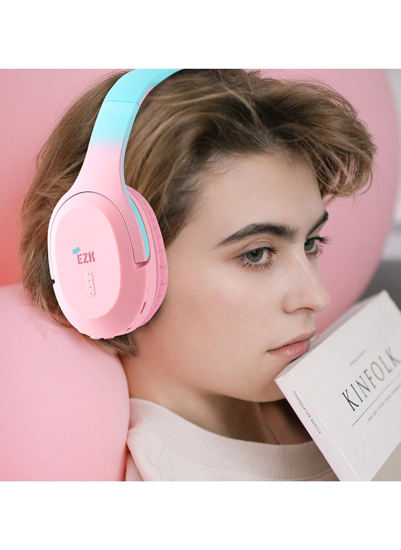 Eazy Kids - Eazy Kids Bluetooth 5.4 Wireless Headset - Pink - Image 1