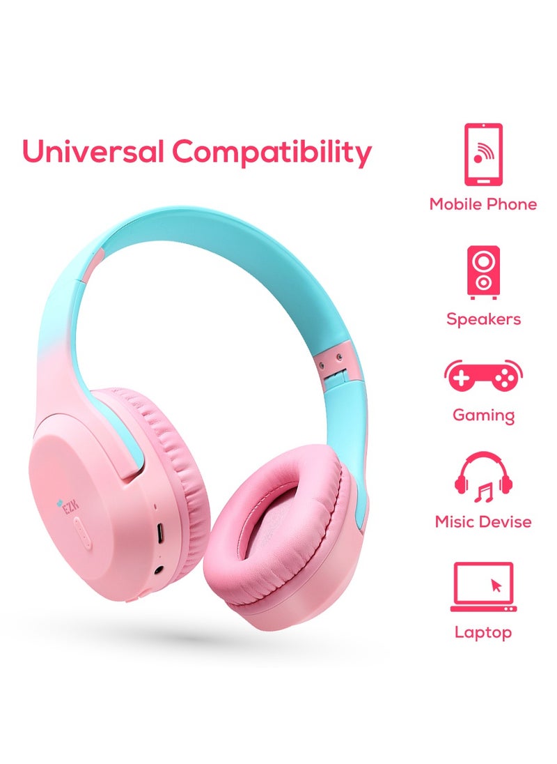 Eazy Kids Eazy Kids Bluetooth 5.4 Wireless Headset - Pink  - Image 3