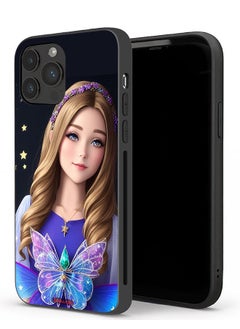 Apple iPhone 13 Pro Protective Case Cute Butterfly Girl