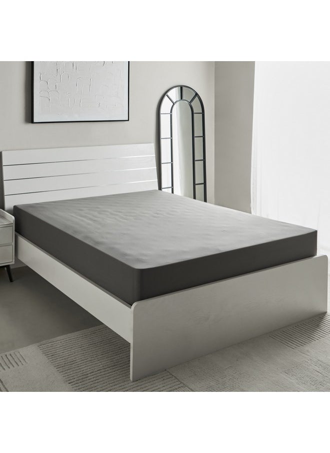 Home Box - Essential Cotton Double Fitted Sheet 200 x 36 x 140 cm - Image 1