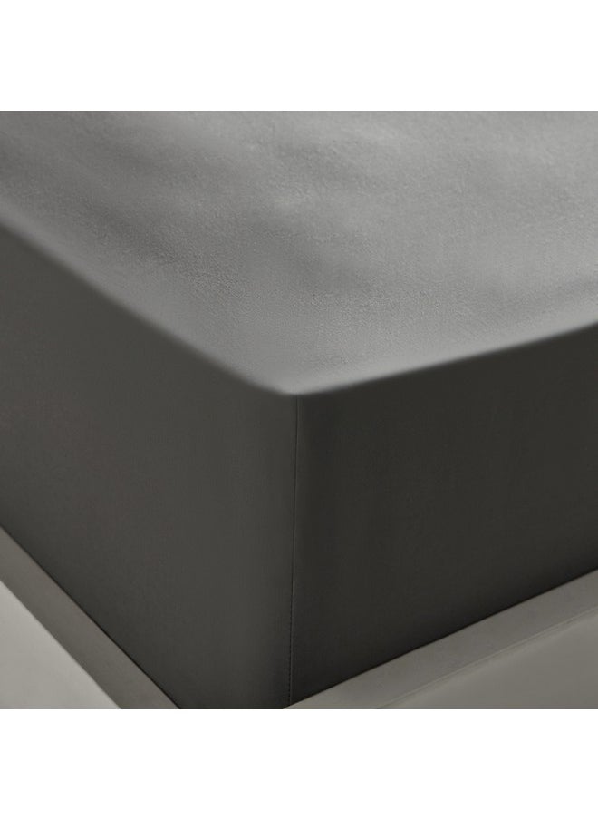 Home Box - Essential Cotton Double Fitted Sheet 200 x 36 x 140 cm - Image 1