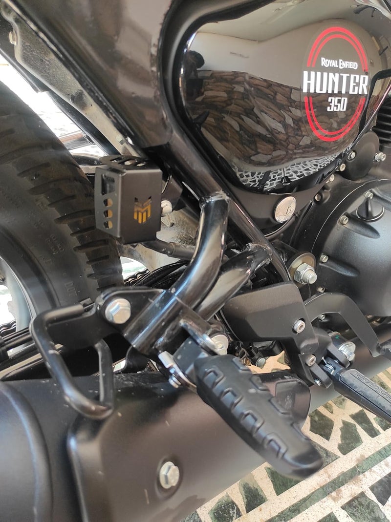 Milachin RE 350 Hunter Series Combo Tail Tidy, Disc Brake Oil Box Cover Cap,Headlight Grill/Jali, Ladies Footrest for 350 Hunter (Style-03) - Image 4