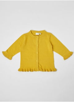 Kids Ruffle Detailed Cardigan