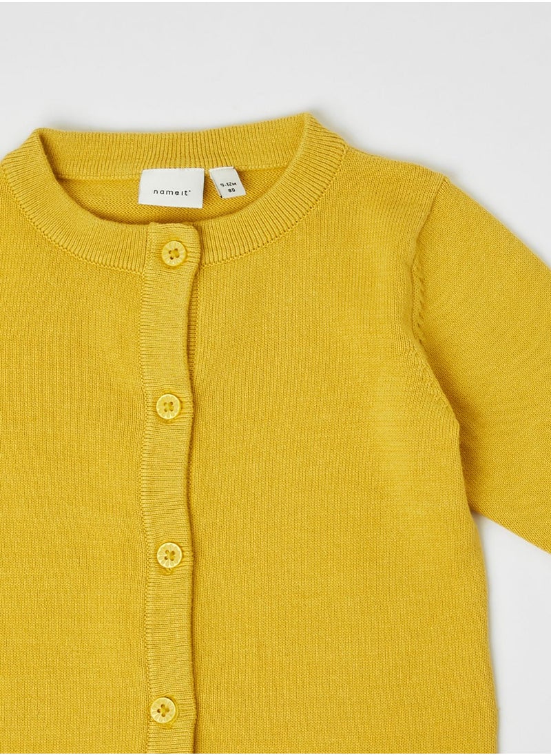 NAME IT - Kids Ruffle Detailed Cardigan - Image 1