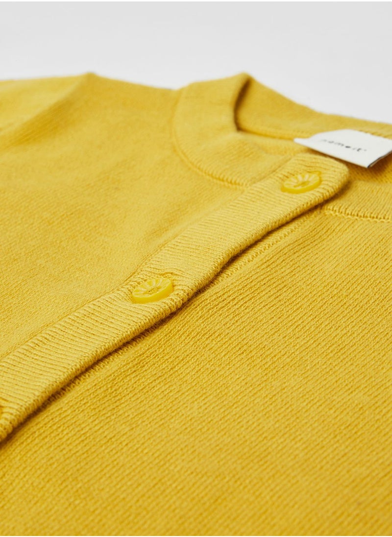 NAME IT - Kids Ruffle Detailed Cardigan - Image 1