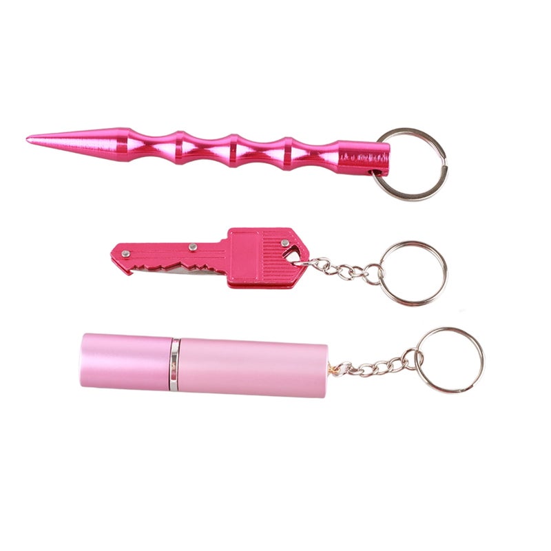Safety Key Chain,8 Pcs Protective Keychain Protective Keychain Set for Women Protective Key Chain Professionally Tested - Image 3