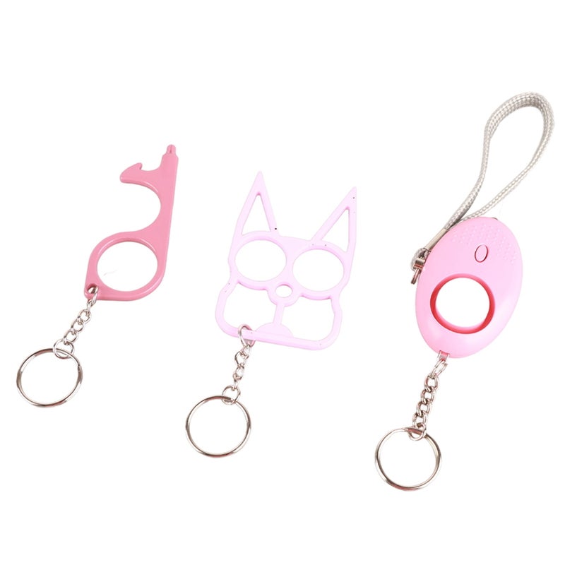 Safety Key Chain,8 Pcs Protective Keychain Protective Keychain Set for Women Protective Key Chain Professionally Tested - Image 4