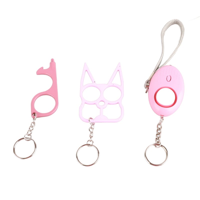 Safety Key Chain,8 Pcs Protective Keychain Protective Keychain Set for Women Protective Key Chain Professionally Tested - Image 5