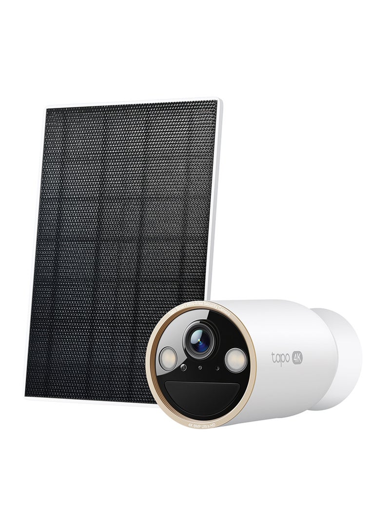 تي بي لينك طقم C460، كاميرا أمان تعمل بالطاقة الشمسية بدقة 4K-8MP ثنائية النطاق| كشف ذكي مجاني - شخص، حيوان أليف ومركبة| رؤية ليلية ملونة تحت ضوء النجوم| طاقة شمسية| بدون أسلاك، يمكن تثبيتها في أي مكان تقريبًا| خيارات تخزين مرنة| تعمل مع أليكسا و جوجل هوم - Image 1