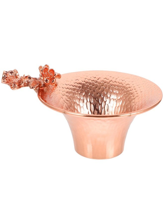 AUTSUPPL Copper Plum-shaped Tea Infuser Oxidation-resistant Tea Strainer Filter at Home - Image 1