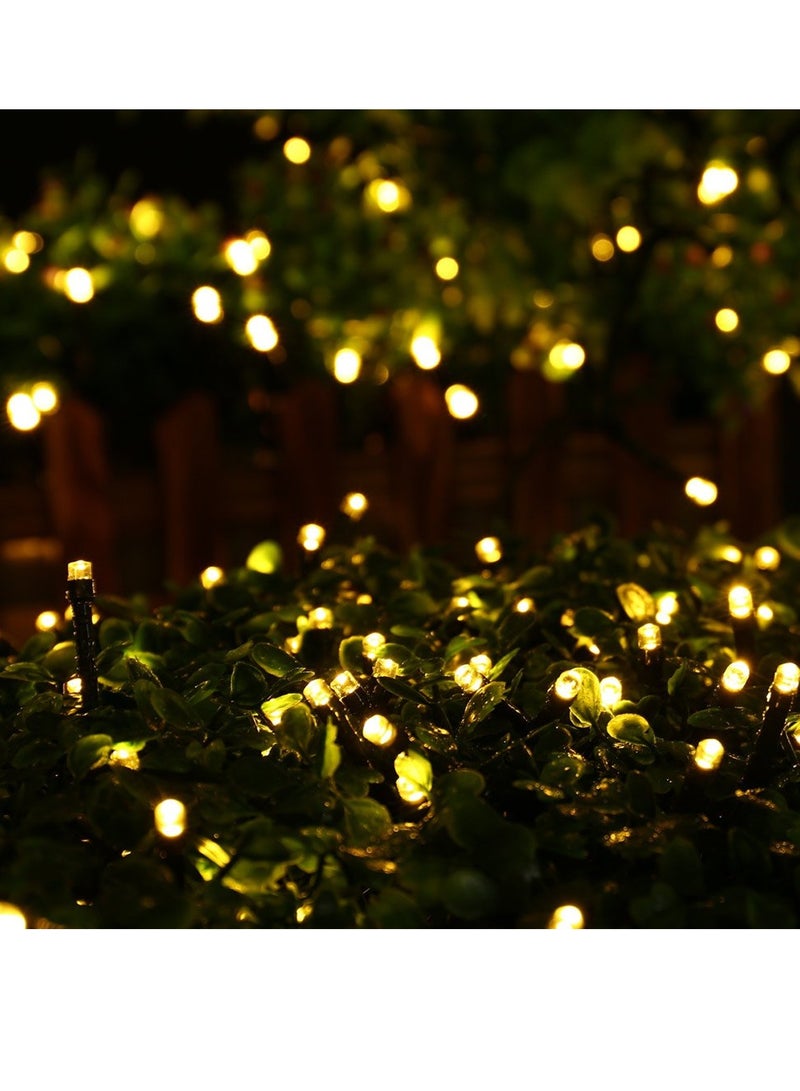 JIHAM 300 LED String Lights Warm White Decorative Fairy Lights Waterproof Indoor Outdoor Curtain Lights with Controller Plug Powered for Home Garden Christmas Wedding Party Balcony Wall Tree Decoration Lighting - Image 5