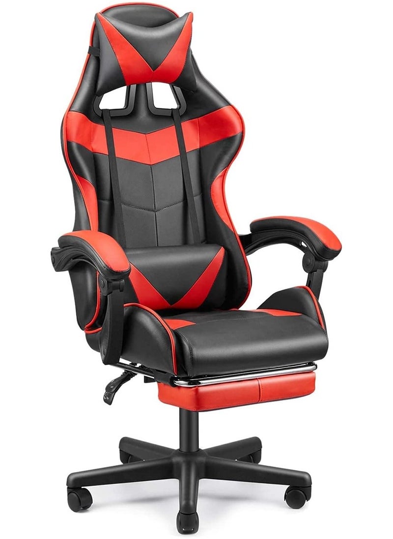 KARNAK Gaming Chair Ergonomic Executive PUBG-3D 360° Rolling Swivel Reclining Computer Chair PU Leather Adjustable Height with Headrest Pillow Cushion & Lumber Support Back, Premium Foam  - Image 1