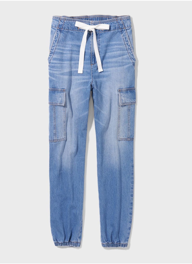 American Eagle - Pocket Detail Mom Jeans - Image 1