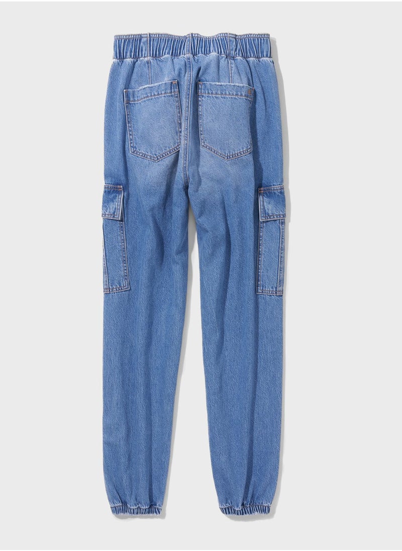 American Eagle - Pocket Detail Mom Jeans - Image 1