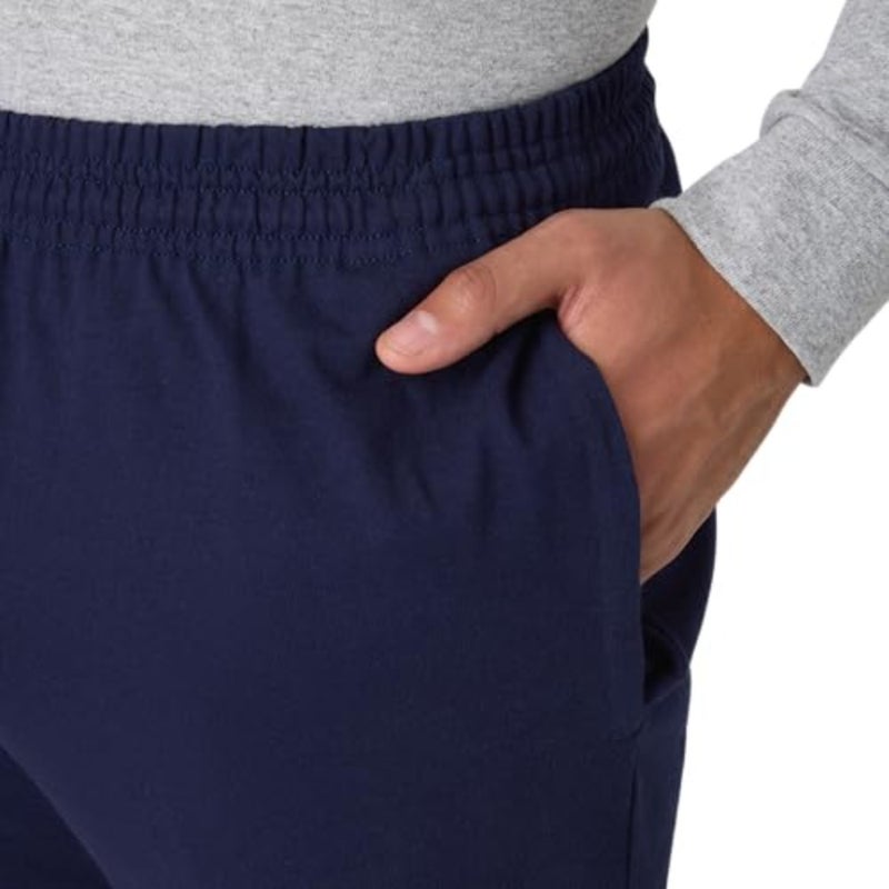 بنطلون رياضي Hanes Essentials، بنطال جيرسي قطني للرجال مع جيوب، 33 بوصة - Image 3