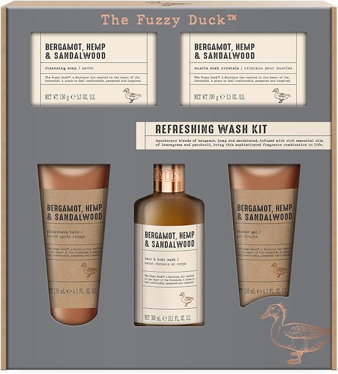 Baylis & Harding مجموعة هدايا بايليس هاردينغ من البرغموت والقنب وخشب الصندل essentials لمدة 7 أيام صديقة للنباتيين عبوة من 1 - Image 2