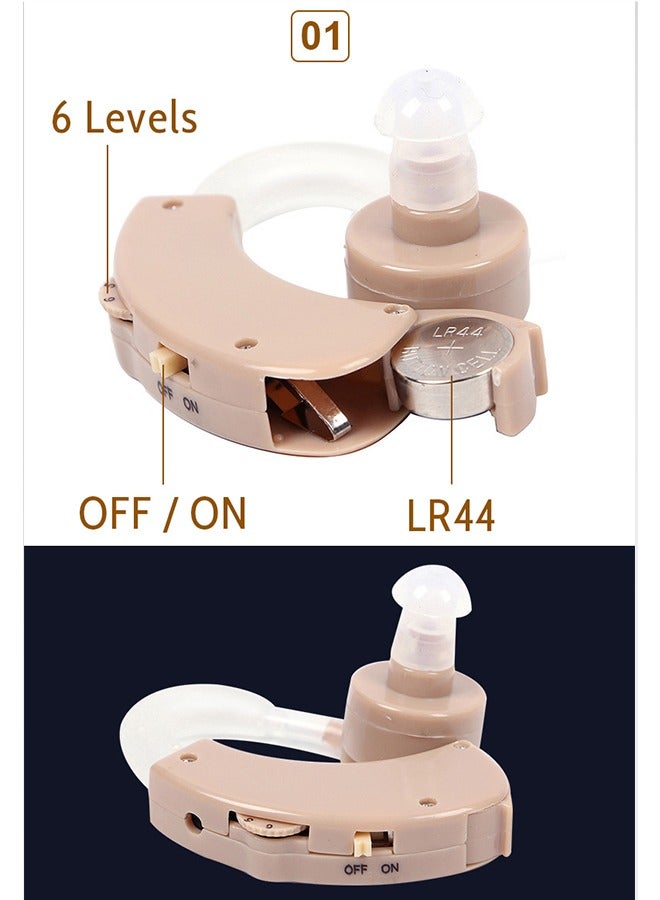 Hearing Aids for Elderly with Disabilities, Wireless Auxiliary Headphones Behind The Ear Hearing Aids - Image 3