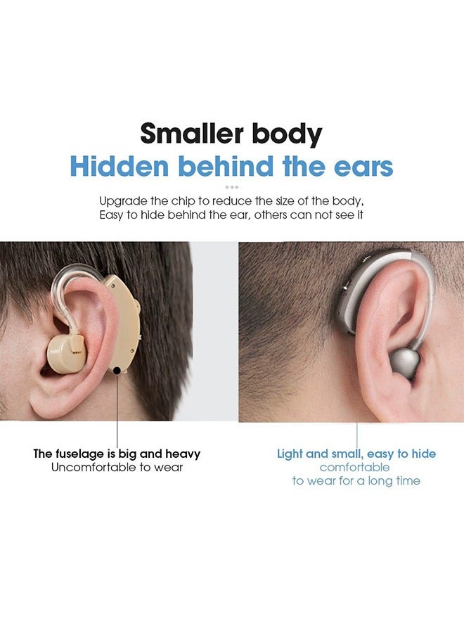 Hearing Aids for Elderly with Disabilities, Wireless Auxiliary Headphones Behind The Ear Hearing Aids - Image 5