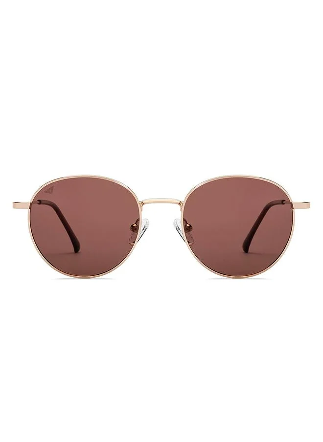 فينسينت تشيس Full Rim Round All-Time Hits Branded Latest And Stylish Sunglasses Polarized And 100% UV Protected Unisex Medium VC S13137