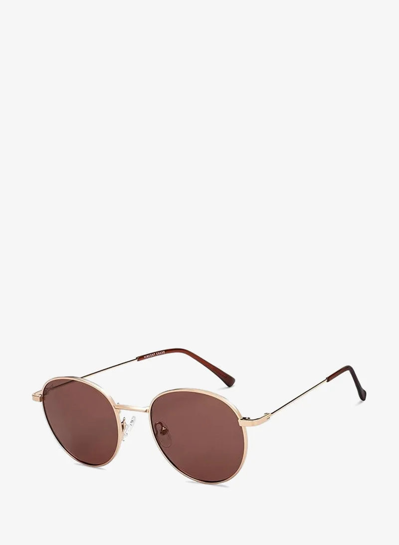 VINCENT CHASE Full Rim Round All-Time Hits Branded Latest And Stylish Sunglasses Polarized And 100% UV Protected Unisex Medium VC S13137