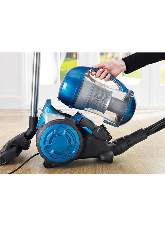 BLACK+DECKER Bagless Cyclonic Vacuum Cleaner with 6 Stage Filteration and HEPA Filter 1.8 L 2000 W VM2825-B5 Blue - Image 2