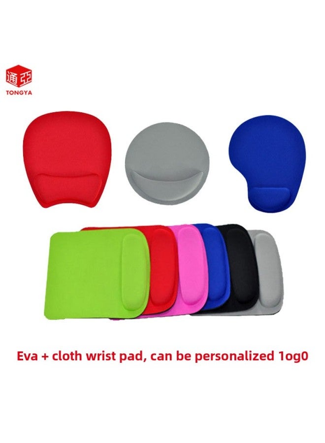 Wristband Mouse Pad Eva Foam Office Business Wristmousepad Special-shaped Sponge Game Advertising Pad-Pattern:EVA Square Gray  - Image 2