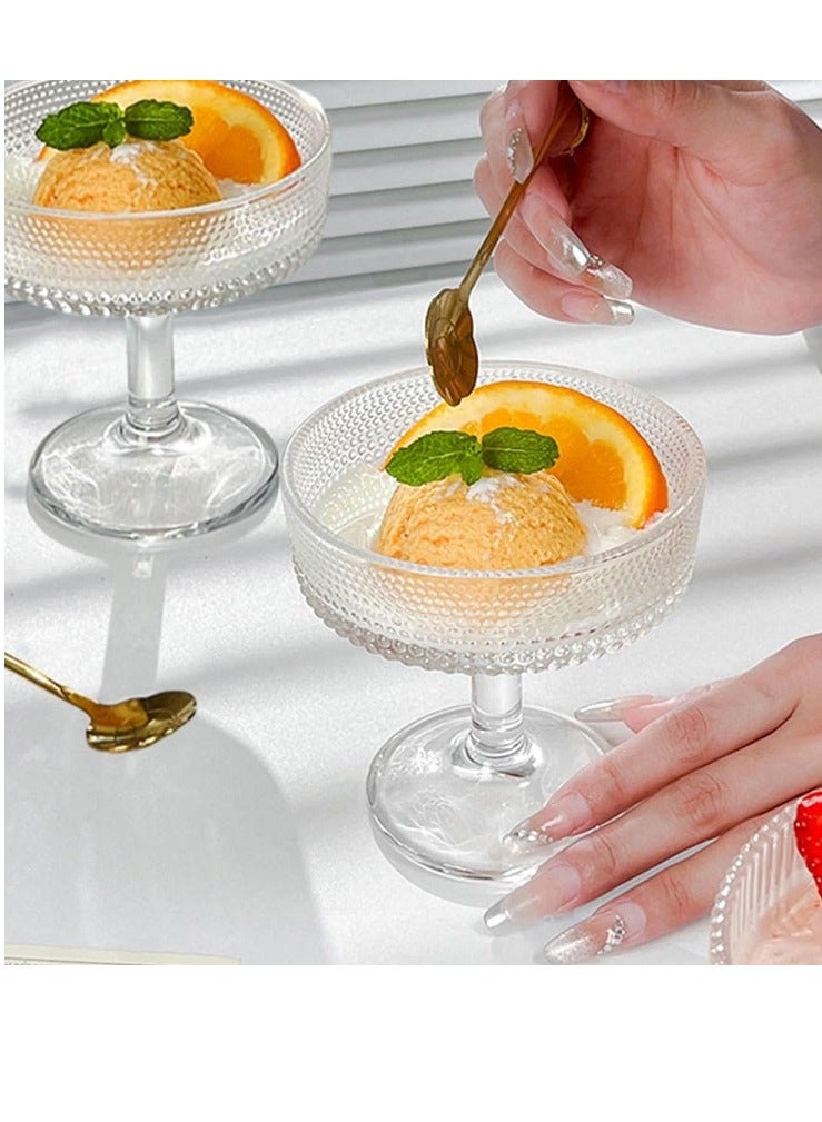 Two pieces of pure glass juice glasses - Image 1