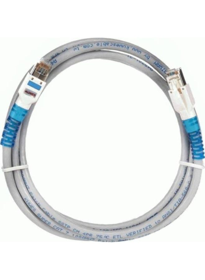 Kuwes C7P-02 Super High Speed Lan Patch Ethernet Network Cable 10 Metr - Image 2