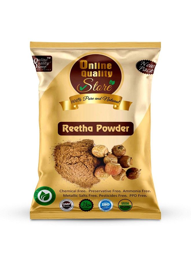 Online Quality Store ريثا (50 جرام) + أملا (50 جرام) + شيكاكاي (50 جرام) + حناء (50 جرام) مسحوق للشعر 200 جرام - Image 3