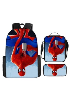 Spider-Man Spider-Man Student Backpack Three-Piece Set 29*16*42cm 