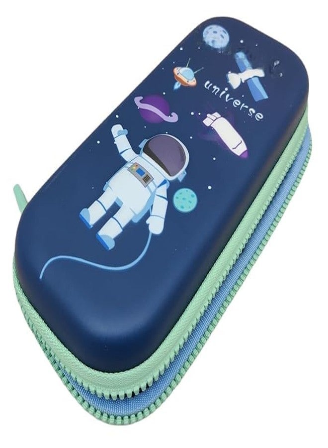 YBN 3D EVA Space Pencil Case for Kids, New Kids Designer Pencil Pouch for Kid - 3D Cover Large Capacity Pencil Case Compartments, School Pouch for Boys Girls (Space) - Image 1