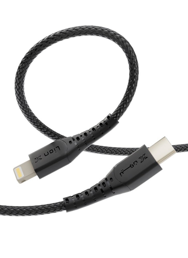 IPhone Charging Cable Type-C 20W 1 Meter Supports Fast Charging Lion X