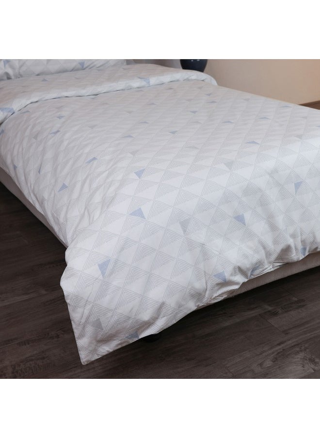 Home Box Malta 2-Piece Pixel Printed Cotton Single Duvet Cover Set 200 x 135 cm  - Image 2