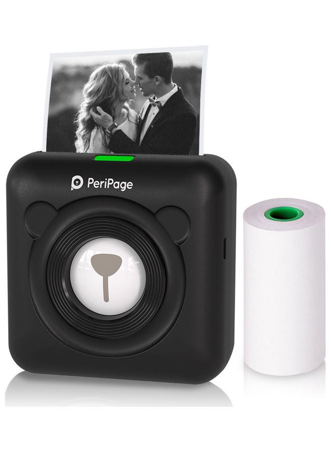 NIBEMINENT A6 Mini Pocket Printer Black - Image 1