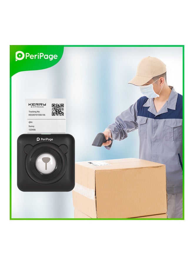 NIBEMINENT A6 Mini Pocket Printer Black - Image 2