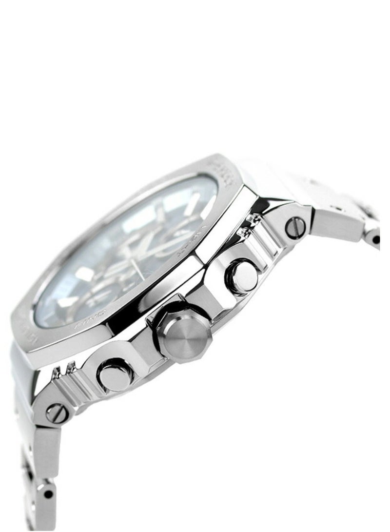 جي شوك ساعة جي-شوك ​​للرجال كرونوغراف تناظرية متينة تعمل بالطاقة الشمسية وقابلة للربط بالهاتف الذكي - GMC-B2100AD-2ADR - Image 4