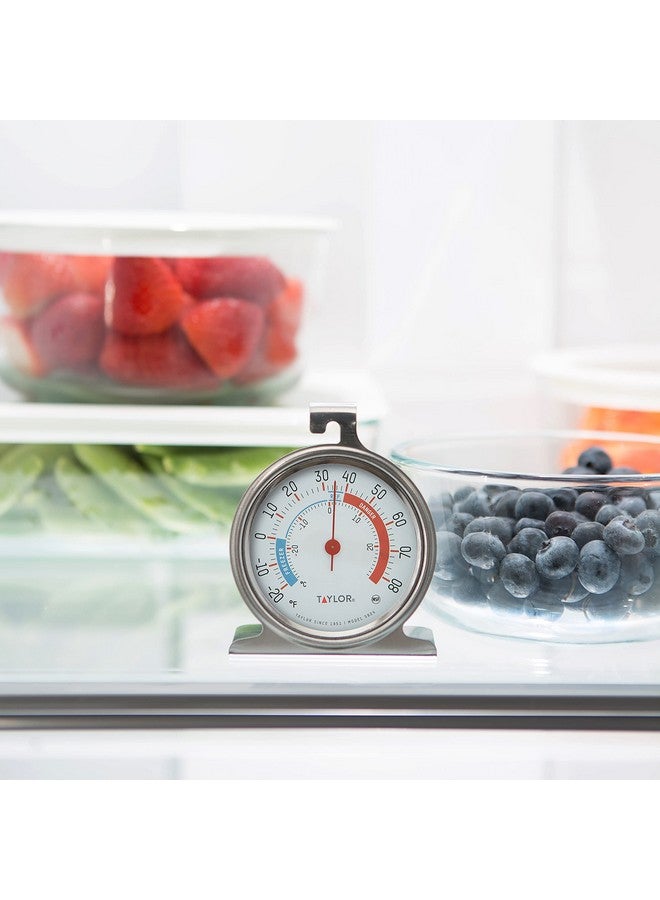 Taylor 5924 Large Dial Kitchen Refrigerator and Freezer Kitchen Analog Thermometer, 3 Inch Dial,Silver, 1 Count (Pack of 1) - Image 3